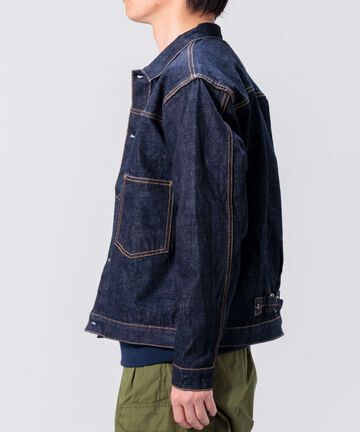14.8oz Classic Denim Jacket,INDIGO, small image number 7