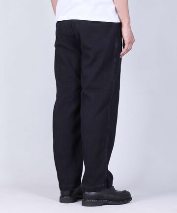 Sashiko Black 5P Wide Tapered - 11oz Black Sashiko-BLK-28,BLACK, small image number 2