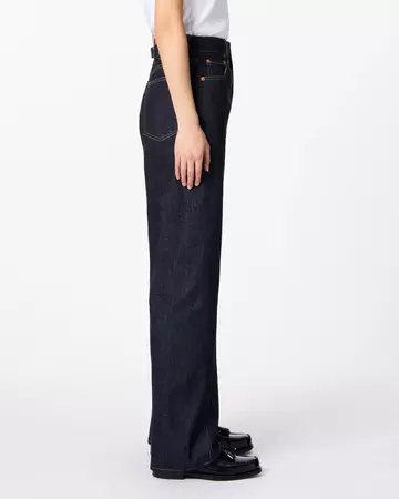WOMEN | Skew Straight Jeans 11oz,INDIGO, large image number 1