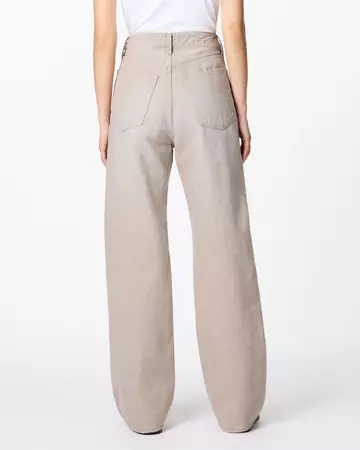WOMEN | Straight Jeans 13.5oz Beige,BEIGE, large image number 2