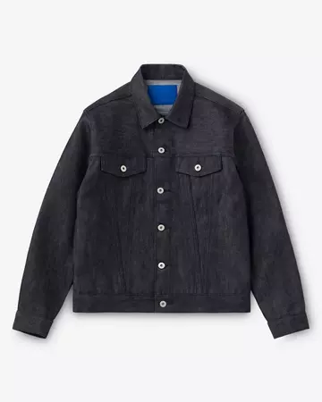 MEN | Light Type 3 Denim Jacket 9oz Black,BLACK, large image number 4