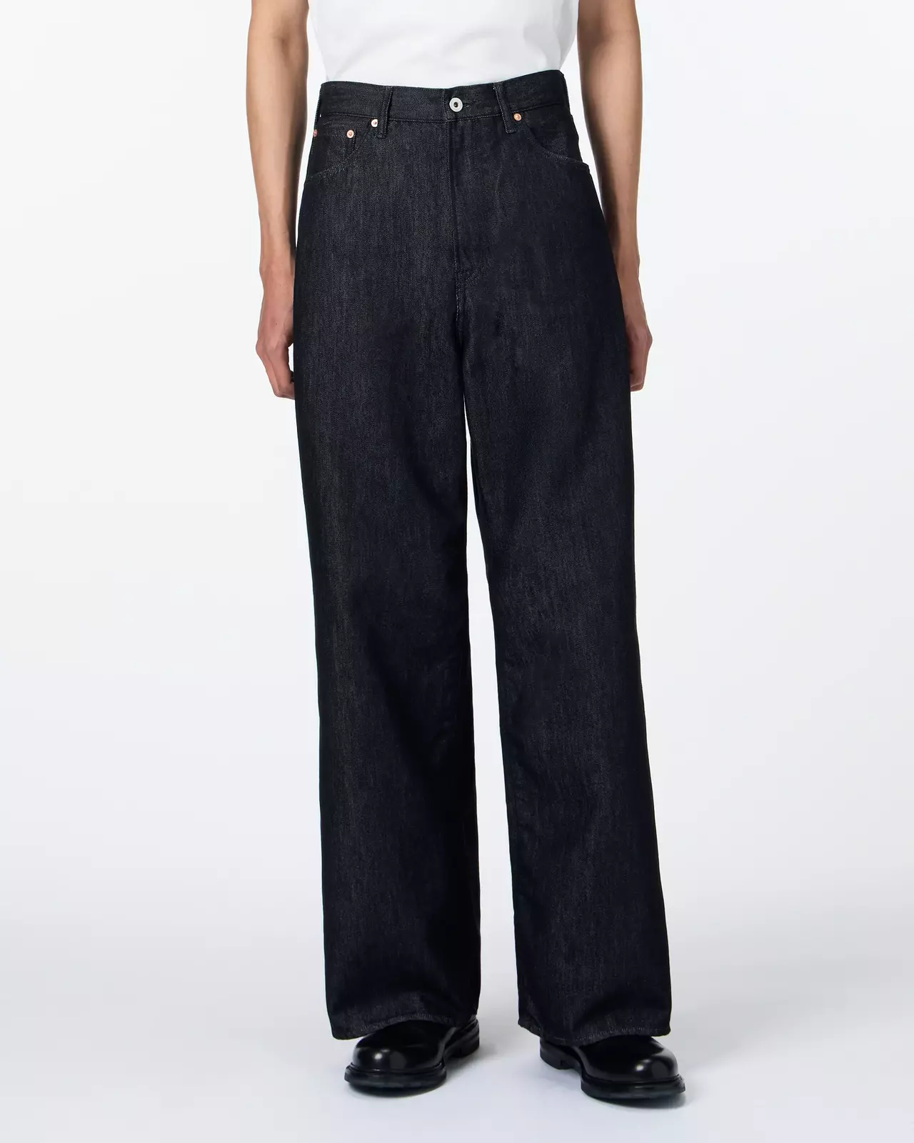MEN | Light Loose Jeans 9oz Black,BLACK, large image number 0