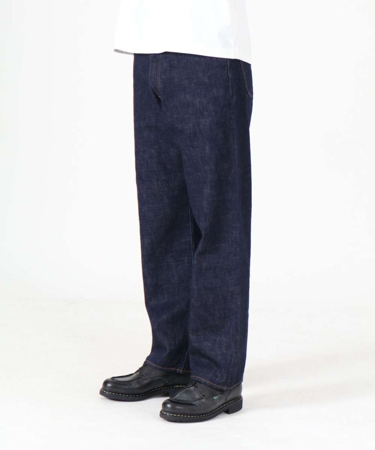 J504 12.5oz Africa Cotton Loose Selvedge Jeans,INDIGO, large image number 1