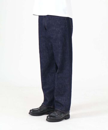 J504 12.5oz Africa Cotton Loose Selvedge Jeans,INDIGO, large image number 1