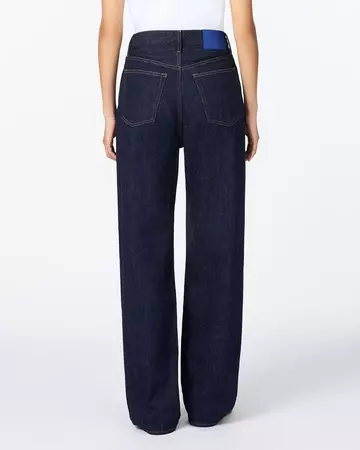 WOMEN | Selvedge Straight Jeans 12oz,INDIGO, large image number 2