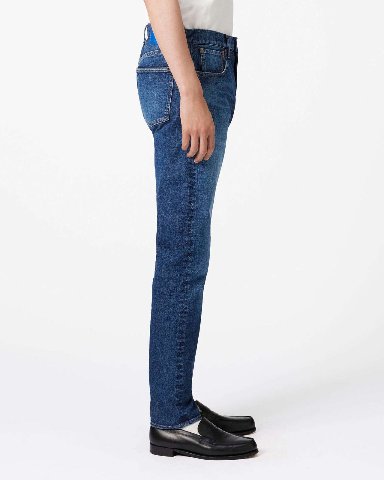 Stretch Slim Jeans 12oz Dark Indigo,DARK INDIGO, large image number 1