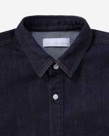MEN | Light Oversized S/S Shirt 9oz,INDIGO, large image number 5