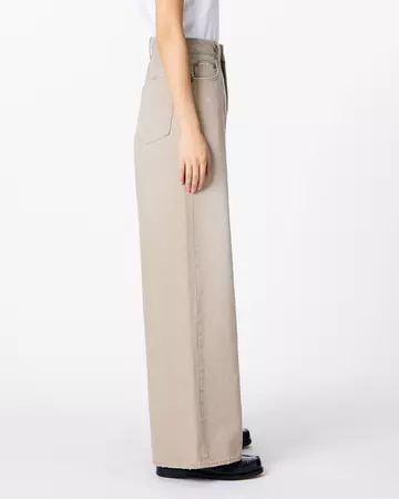 WOMEN | Loose Jeans 13.5oz Beige,BEIGE, large image number 1