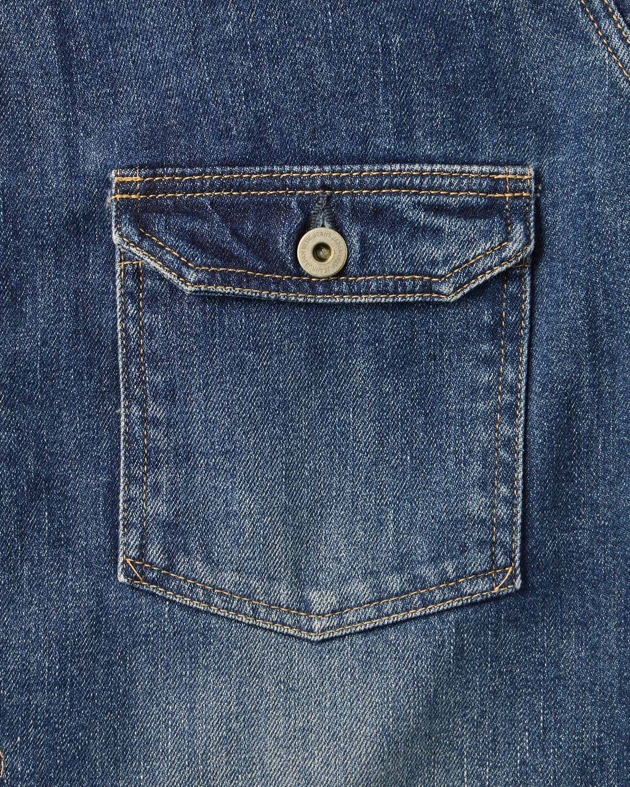 Smooth Type 1 Denim Jkt 9oz Medium Indigo,MEDIUM INDIGO, large image number 5