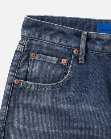 WOMEN | Light Curve Jeans 9oz Dark Indigo,DARK INDIGO, large image number 8