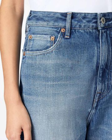 WOMEN | Selvedge Straight Jeans 12oz Medium Indigo,MEDIUM INDIGO, large image number 3