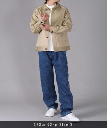 11oz Denim Smooth Double Pleats Pants,MEDIUM INDIGO, large image number 6