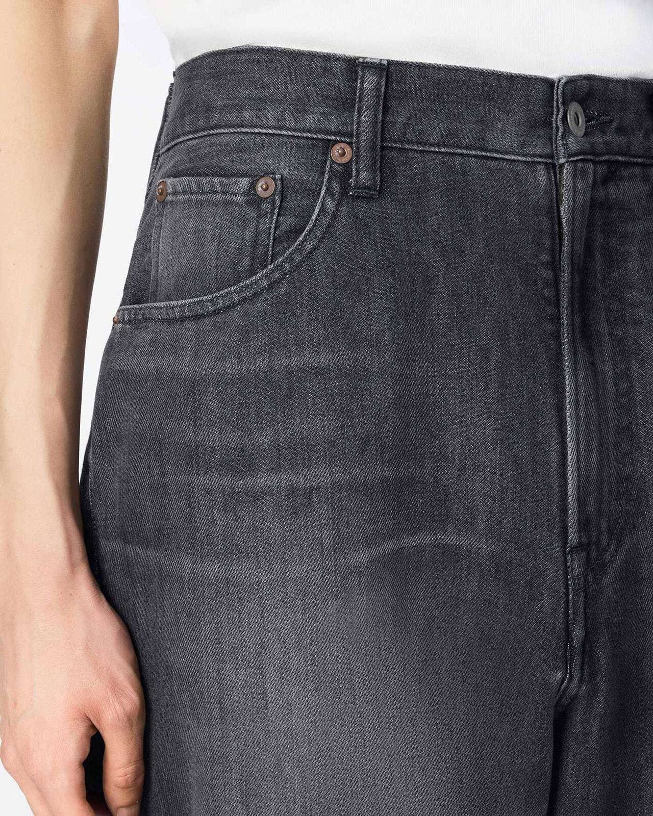 MEN | Light Curve Jeans 9oz Washed Black,WASHED BLACK, large image number 3