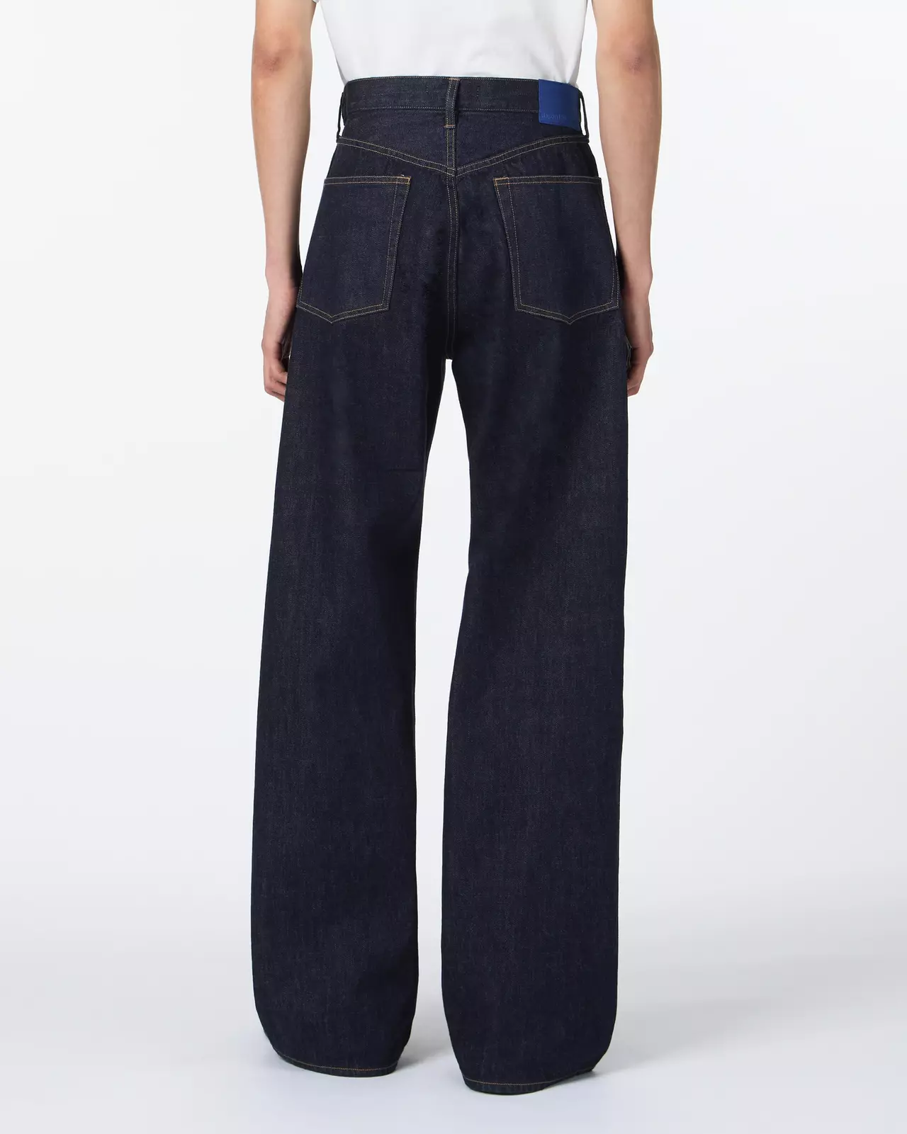 MEN | Selvedge Loose Jeans 12oz,INDIGO, large image number 2