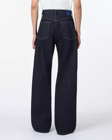 MEN | Selvedge Loose Jeans 12oz,INDIGO, large image number 2