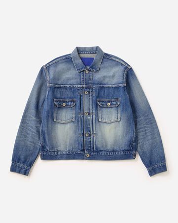 Selvedge Type 2 Denim Jacket 12oz Medium Indigo,MEDIUM INDIGO, small image number 4