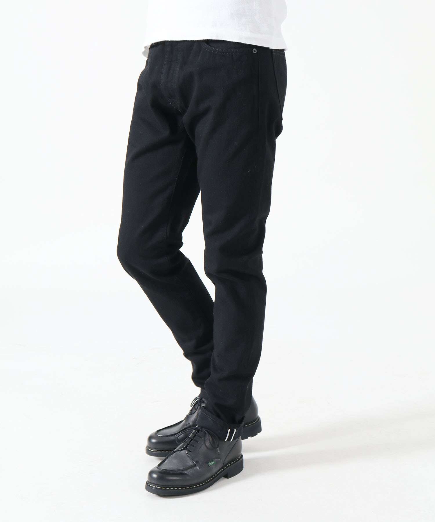 JBJE12143A 14oz Black Tapered Selvedge Jeans