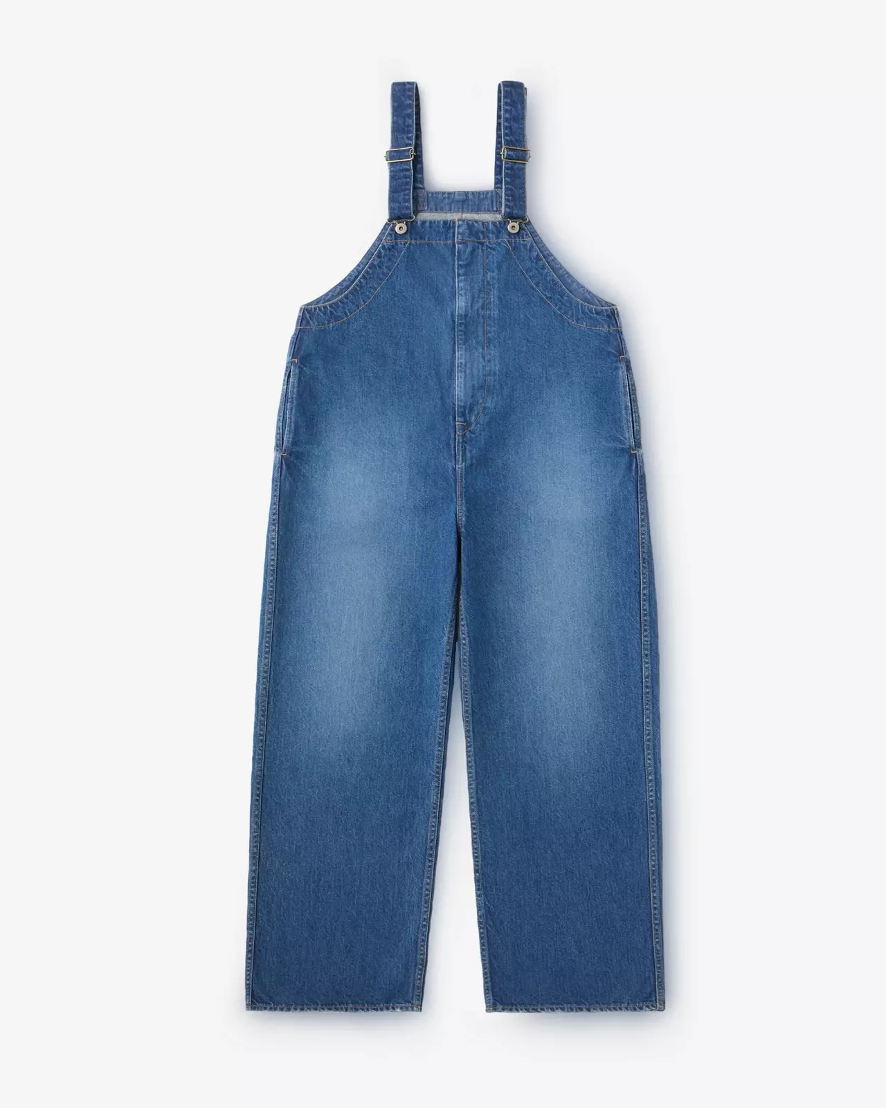 WOMEN | Denim Overalls 11oz Medium Indigo,MEDIUM INDIGO, large image number 4