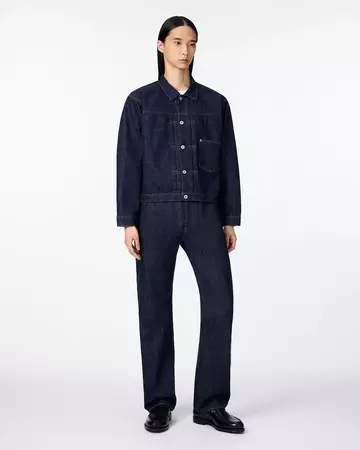 MEN | Selvedge Type 1 Denim Jacket 16oz,INDIGO, large image number 3