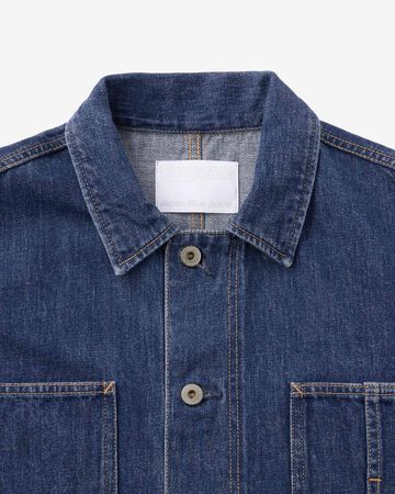 Selvedge Coveralls 12oz Medium Indigo,MEDIUM INDIGO, small image number 6