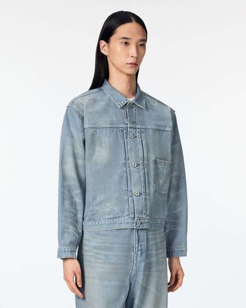 MEN | ReDESIGN Type 1 Denim Jacket 12oz Light Indigo,LIGHT INDIGO, large image number 1