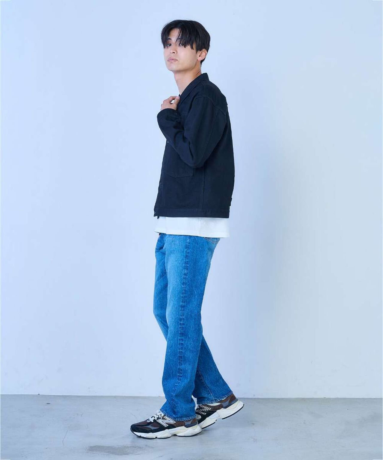 J501_MID 14.8oz Loose Selvedge Jeans (Aging Wash),MEDIUM INDIGO, large image number 11