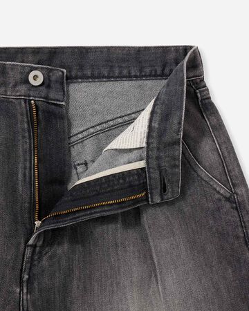 MEN | Light Tuck Shorts 9oz Washed Black,WASHED BLACK, large image number 5