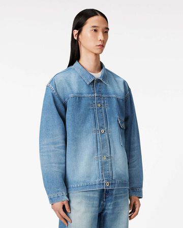 MEN | Light Type 1 Denim Jacket 9oz Medium Indigo,MEDIUM INDIGO, large image number 1