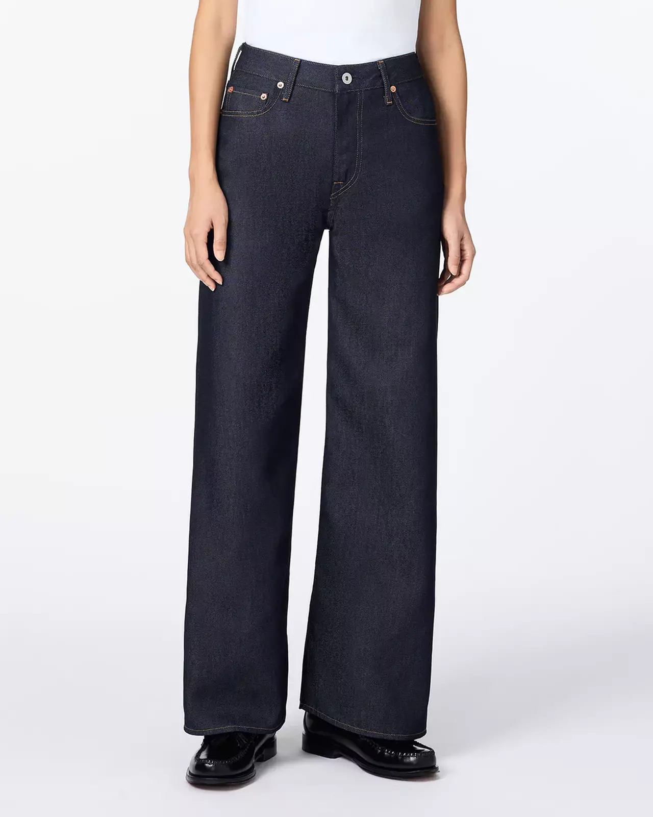 WOMEN | Light Baggy Jeans 9oz Rigid,RIGID, large image number 0