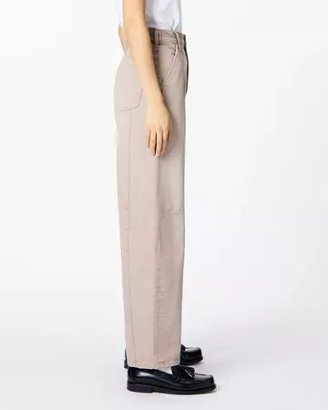 WOMEN | Panel Curve Jeans 13.5oz Beige,BEIGE, large image number 1