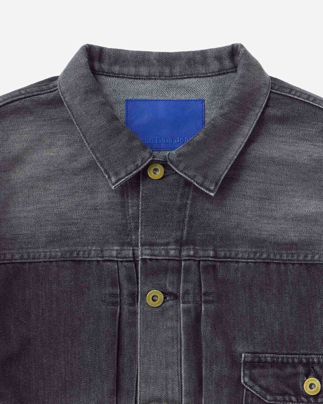 MEN | Light Type 1 Denim Jacket 9oz Washed Black,WASHED BLACK, large image number 6