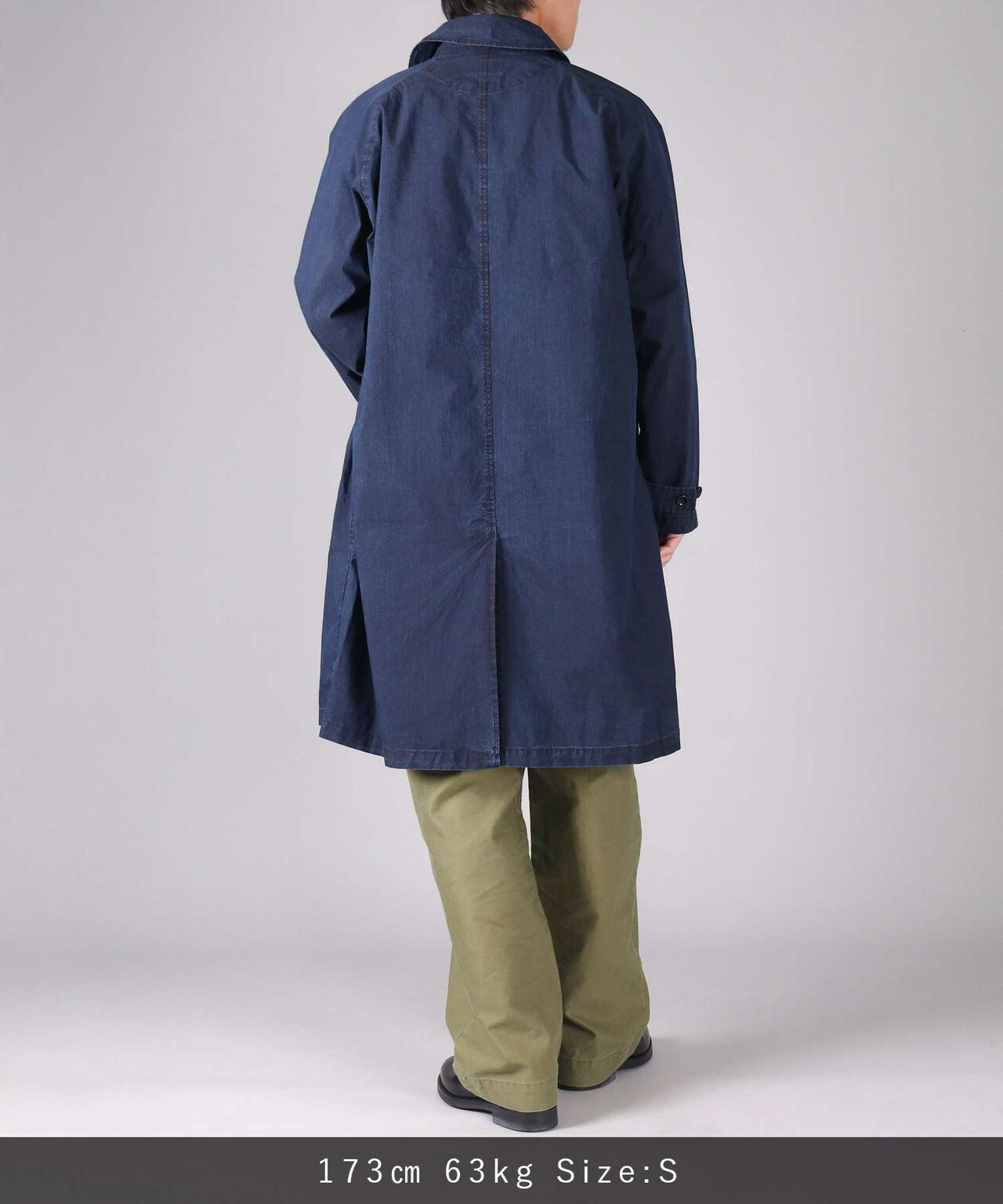 Sulphur Dyed Back Satin Wide Trousers,OLIVE, large image number 20