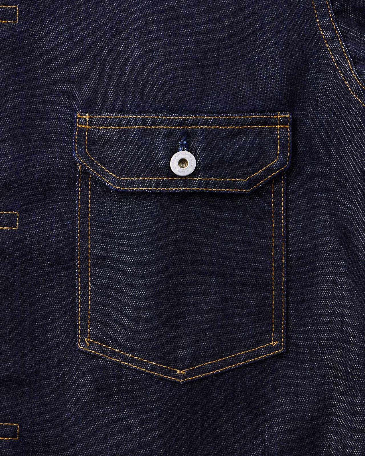 Light Type 1 Denim Jacket 9oz,INDIGO, large image number 4