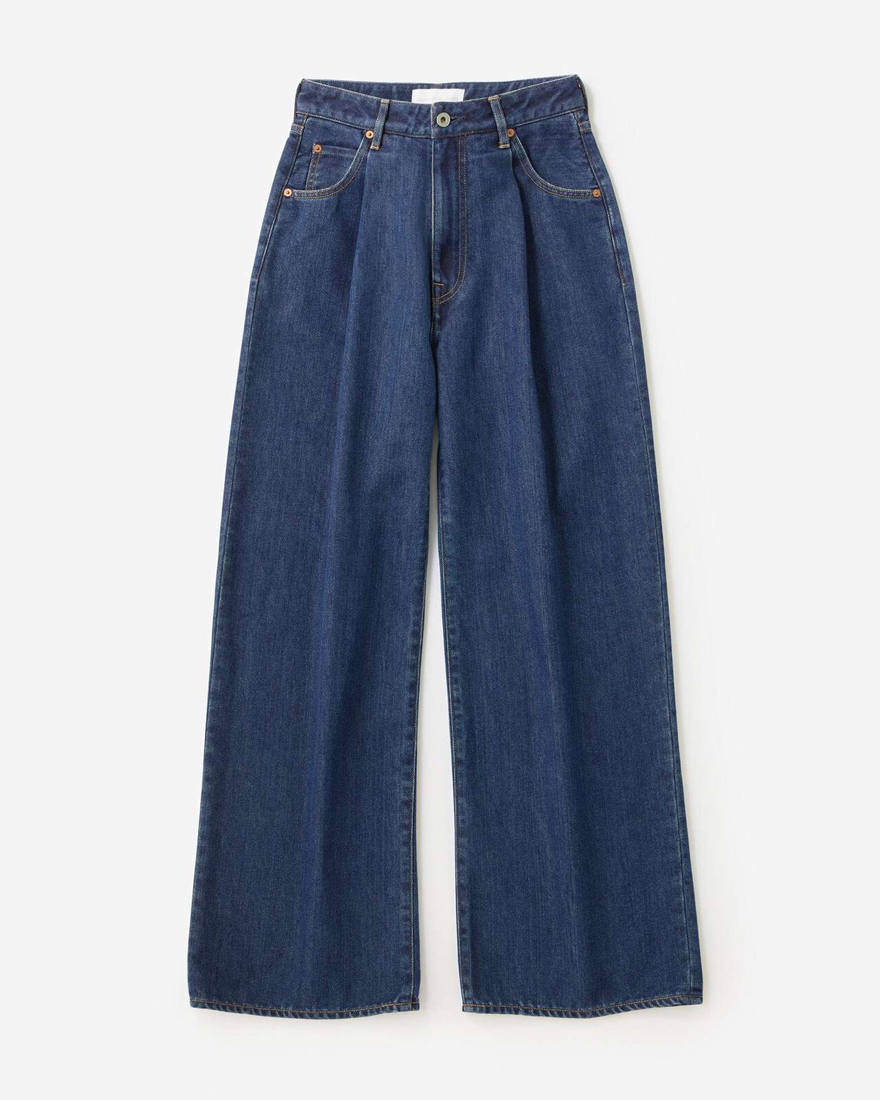 Light Wide Jeans 9oz Medium Indigo,MEDIUM INDIGO, large image number 4