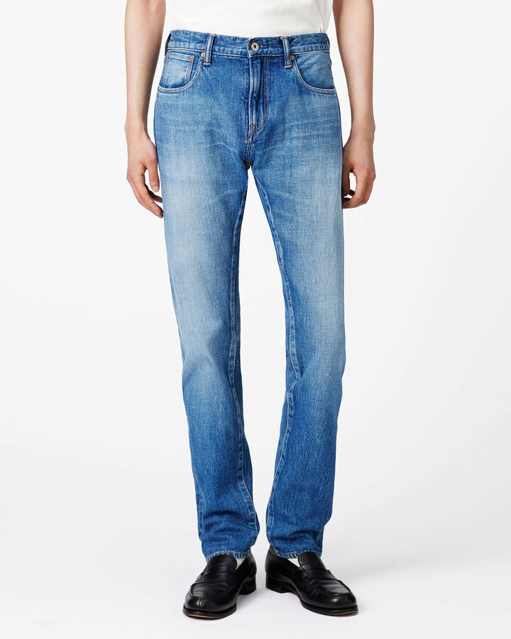 Selvedge Slim Jeans 12oz Medium Indigo,, medium
