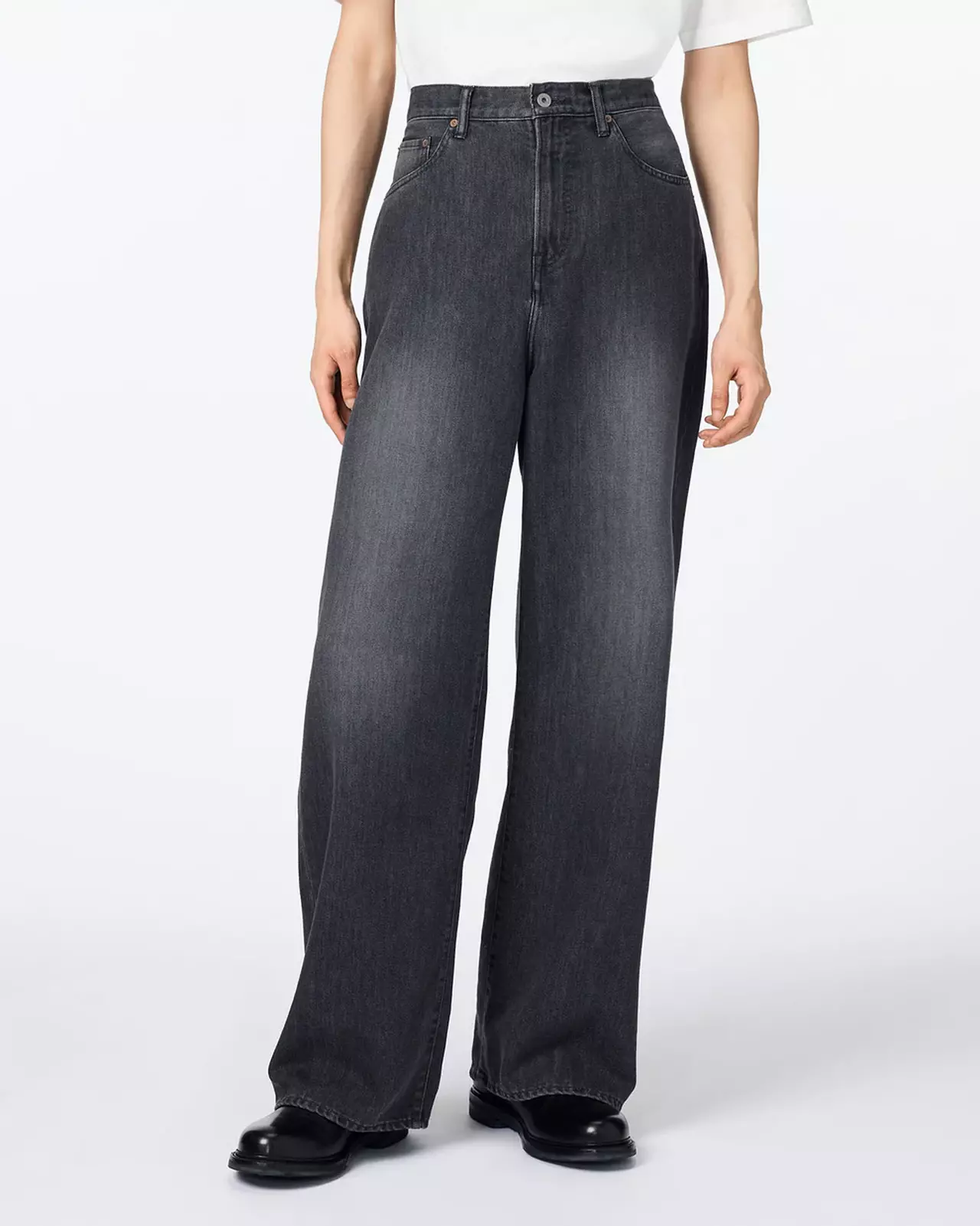 MEN | Light Loose Jeans 9oz Washed Black,WASHED BLACK, large image number 0