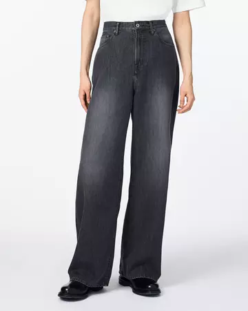 MEN | Light Loose Jeans 9oz Washed Black,WASHED BLACK, large image number 0