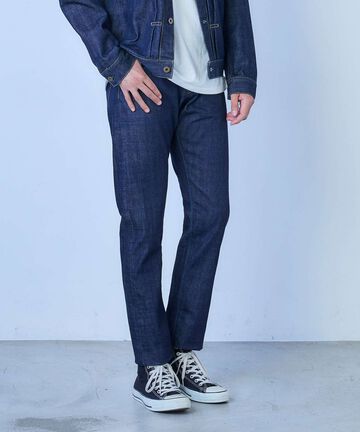 [ ONLINE EXCLUSIVE ] J255 13.5oz Suvin Gold Cotton Tapered Selvedge Jeans,INDIGO, small image number 3