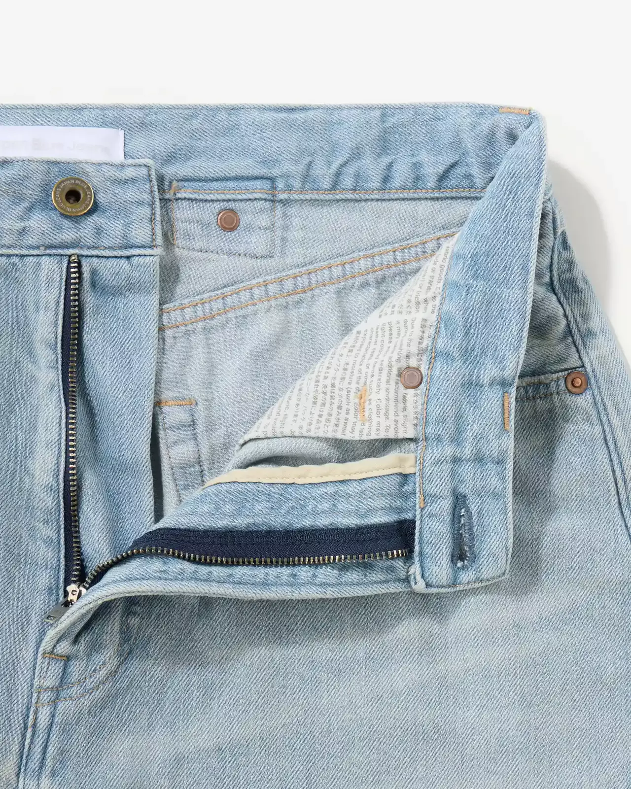 MEN | ReDESIGN Skew Straight Jeans 12oz Light Indigo,LIGHT INDIGO, large image number 6