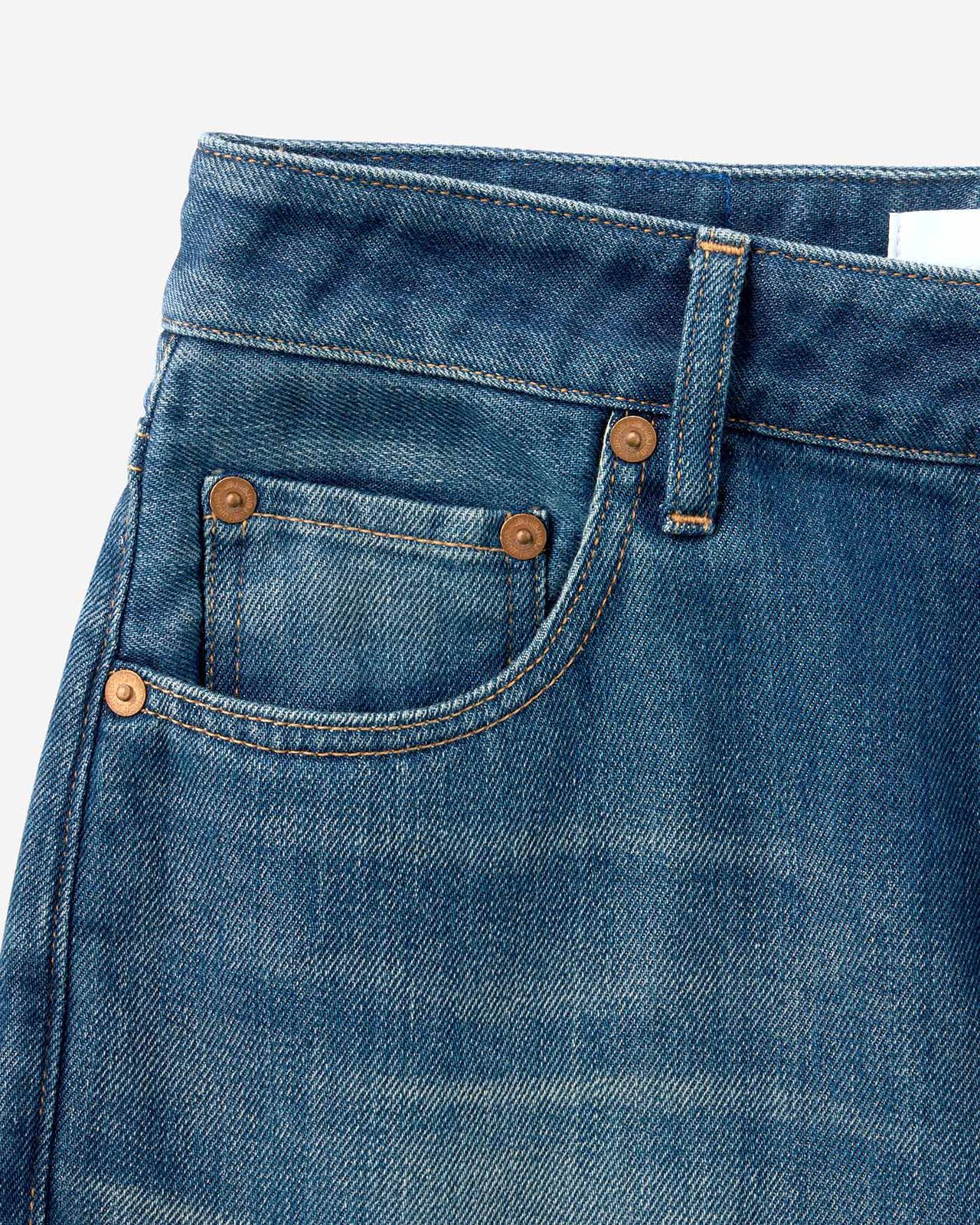 Light Tapered Jeans 9oz  Medium Indigo,MEDIUM INDIGO, large image number 8