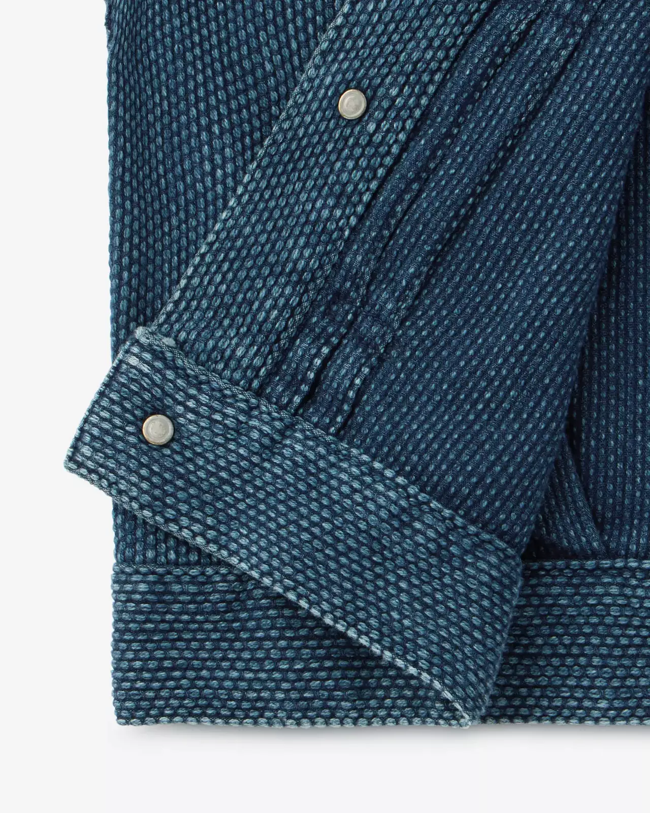 WOMEN | Sashiko Jacket,DARK INDIGO, large image number 8