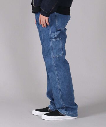 11oz Denim Smooth Painter Pants,MEDIUM INDIGO, large image number 1