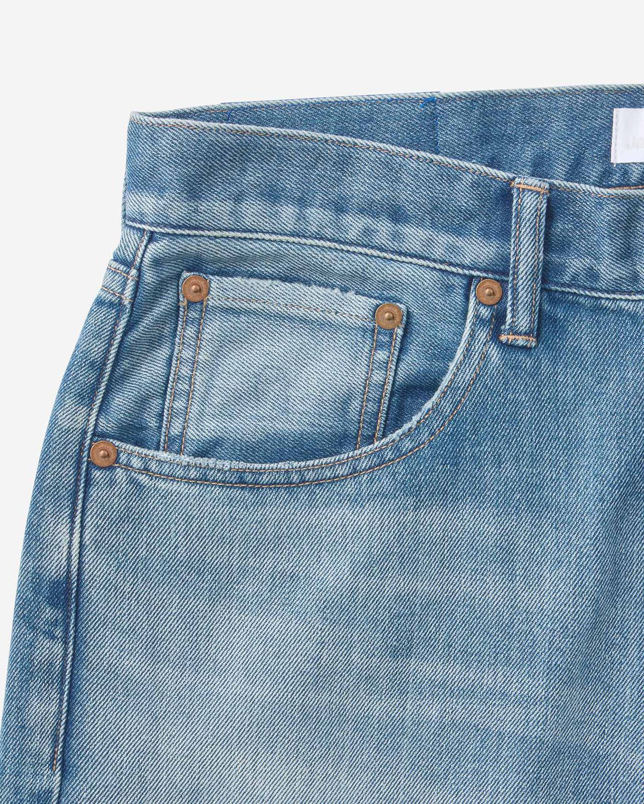 Light Wide Jeans 9oz Medium Indigo,MEDIUM INDIGO, large image number 8