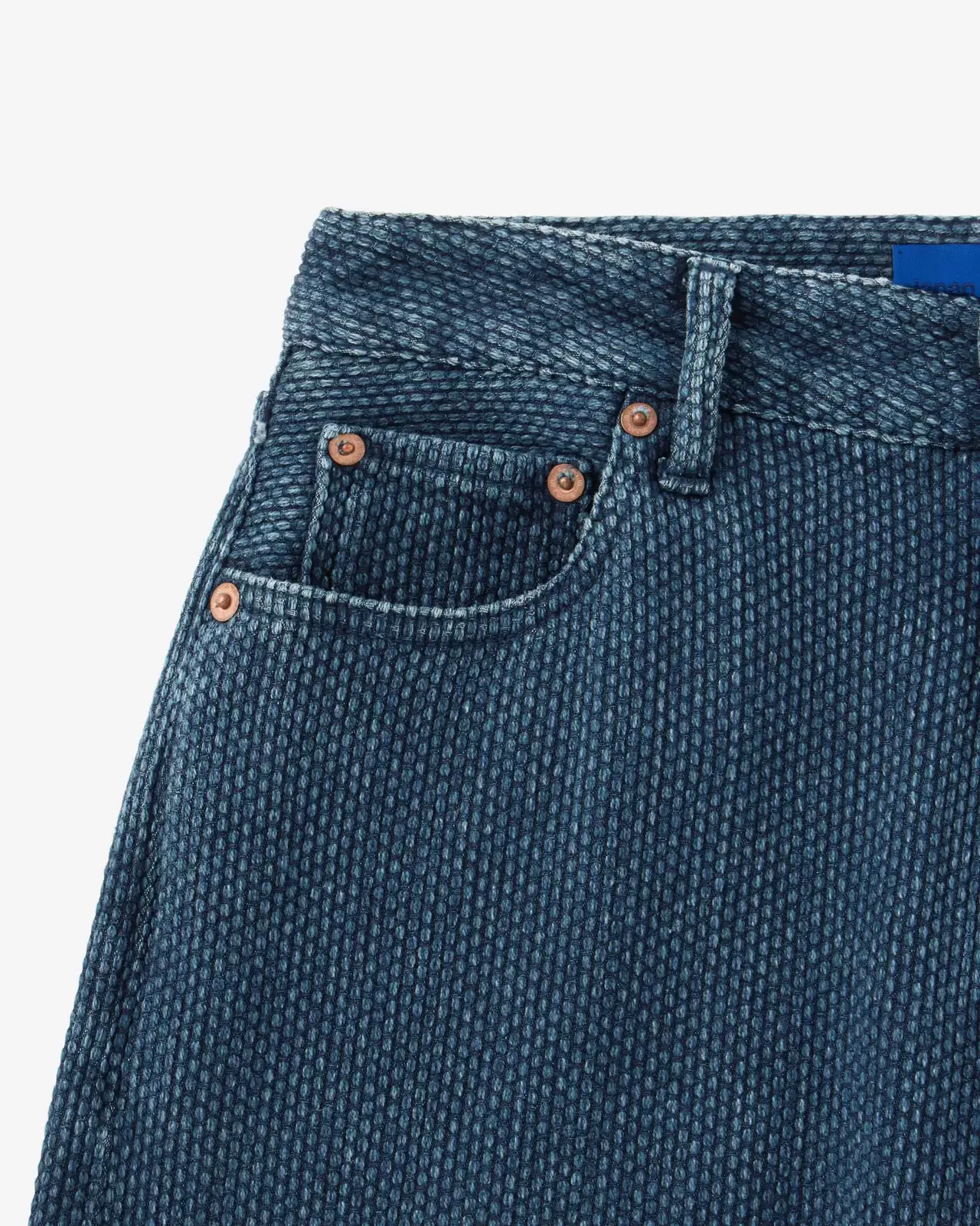 WOMEN | Sashiko Loose Pants Dark Indigo,DARK INDIGO, large image number 8
