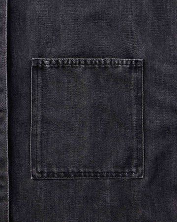 WOMEN | Light Denim SS Shirt 9oz Washed Black,BLACK, large image number 6