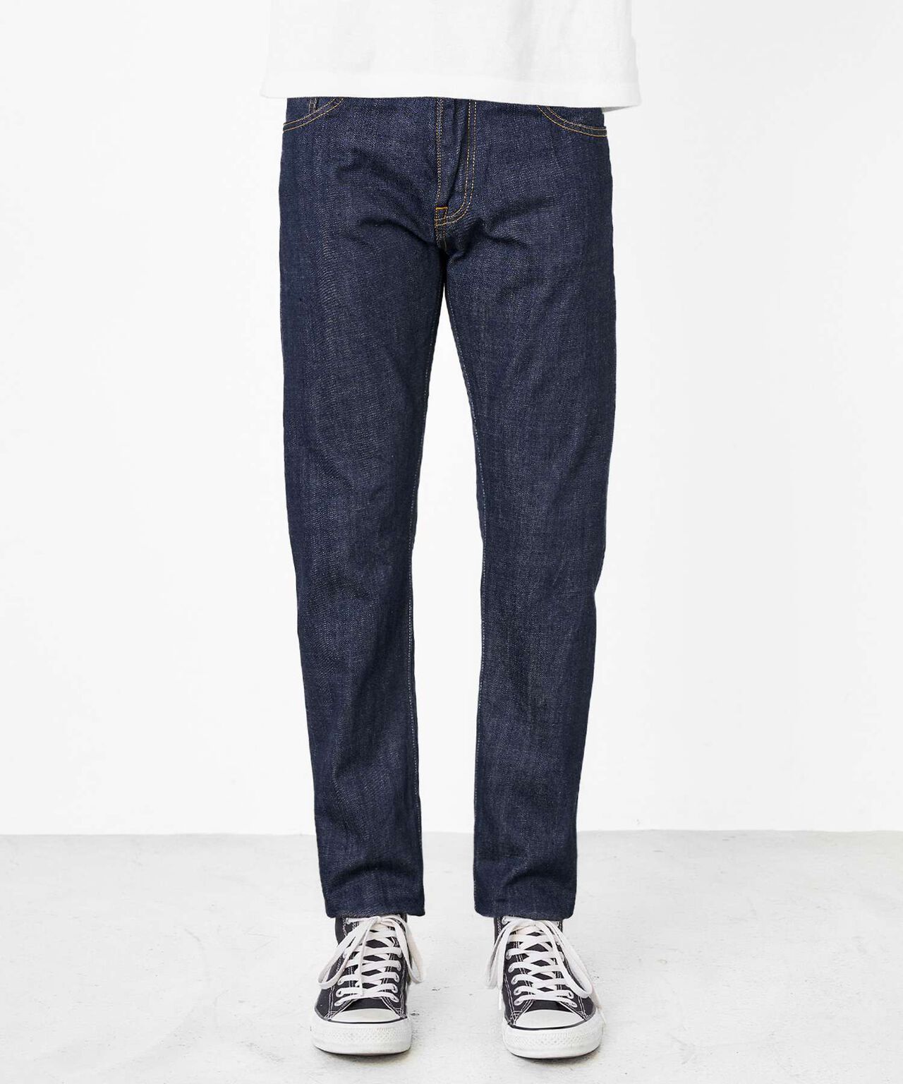 [ ONLINE EXCLUSIVE ] J255 13.5oz Suvin Gold Cotton Tapered Selvedge Jeans,INDIGO, large image number 0