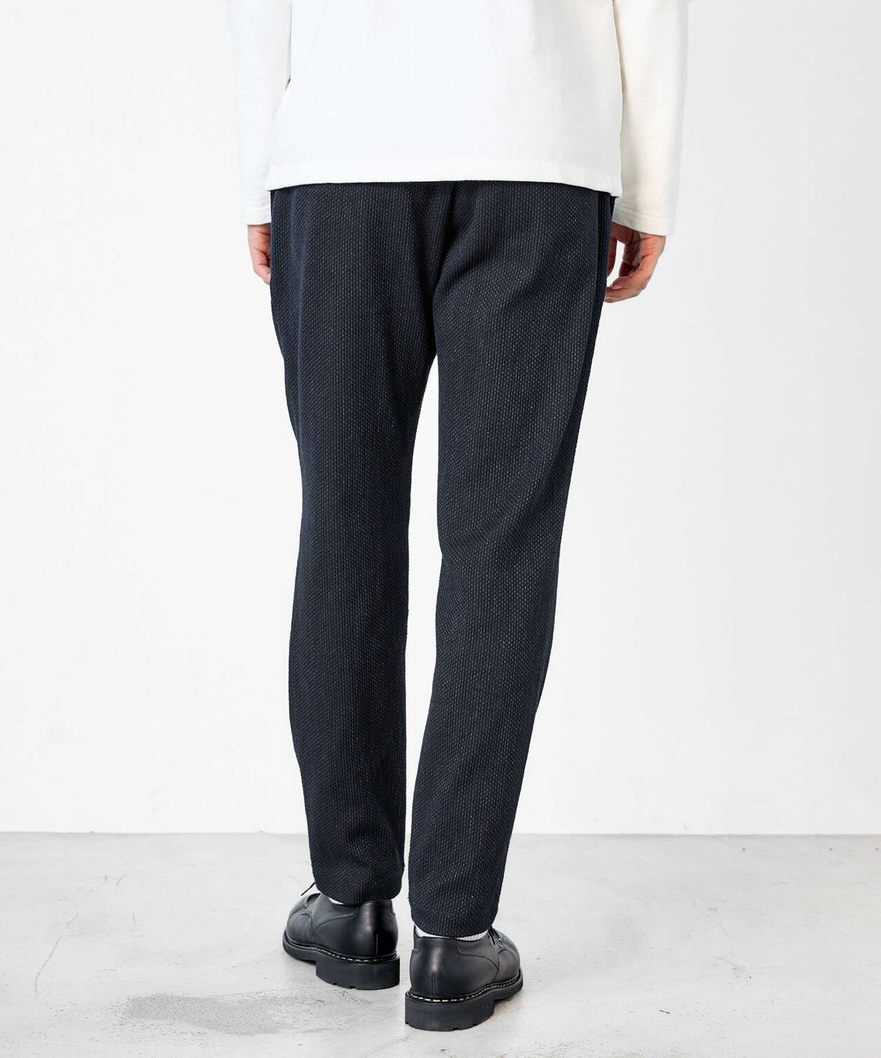 Sashiko Easy Tapered Pants,INDIGO, large image number 2
