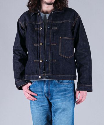 14.8oz Classic Denim Jacket,INDIGO, small image number 3