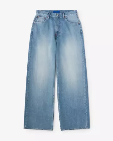 MEN | Light Loose Jeans 9oz Medium Indigo,MEDIUM INDIGO, large image number 4