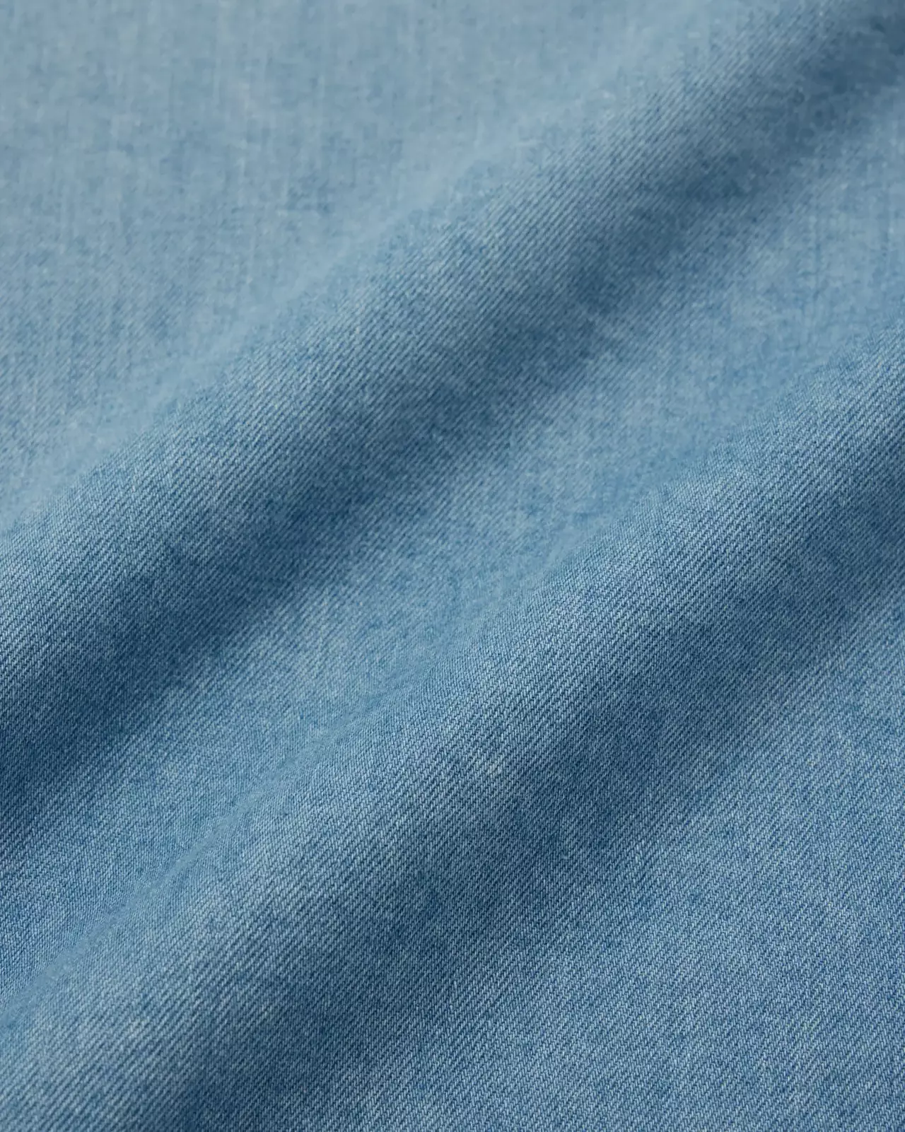 WOMEN | Light Denim Relax Shirt 7oz Medium Indigo,MEDIUM INDIGO, large image number 9